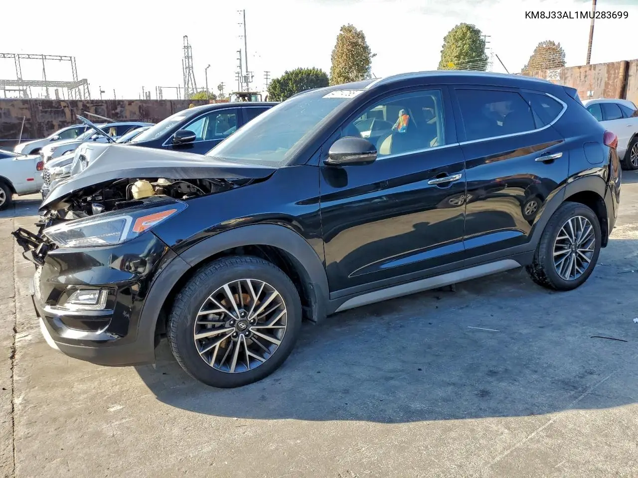 KM8J33AL1MU283699 2021 Hyundai Tucson Limited