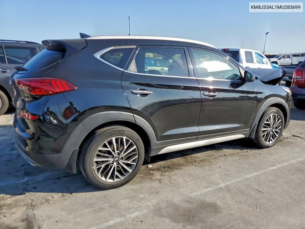 KM8J33AL1MU283699 2021 Hyundai Tucson Limited