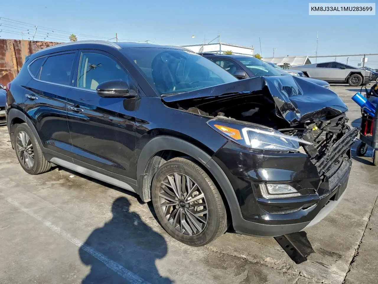 KM8J33AL1MU283699 2021 Hyundai Tucson Limited