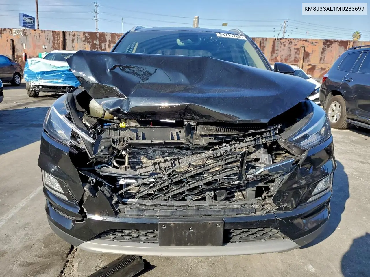 KM8J33AL1MU283699 2021 Hyundai Tucson Limited