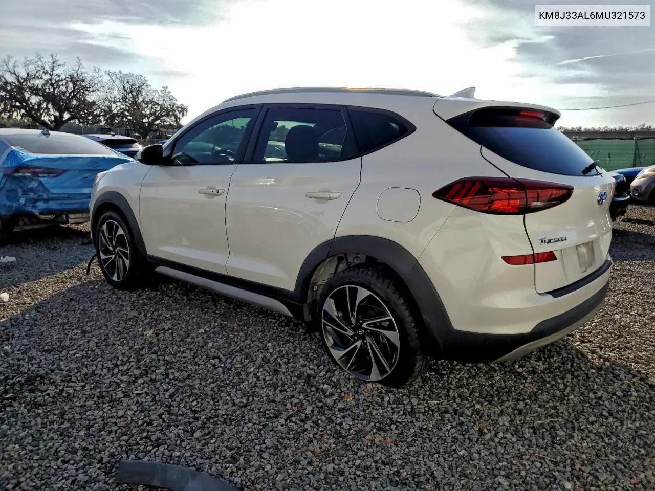 KM8J33AL6MU321573 2021 Hyundai Tucson Limited