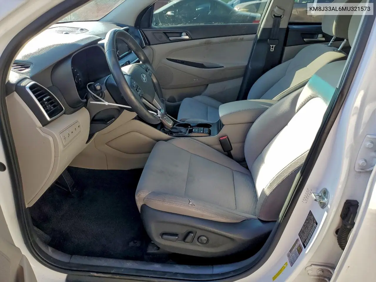 KM8J33AL6MU321573 2021 Hyundai Tucson Limited