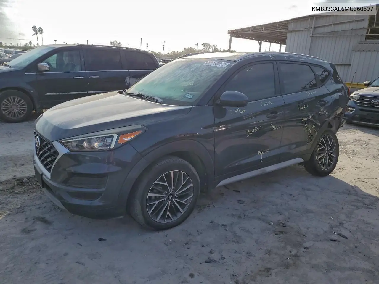 KM8J33AL6MU360597 2021 Hyundai Tucson Limited