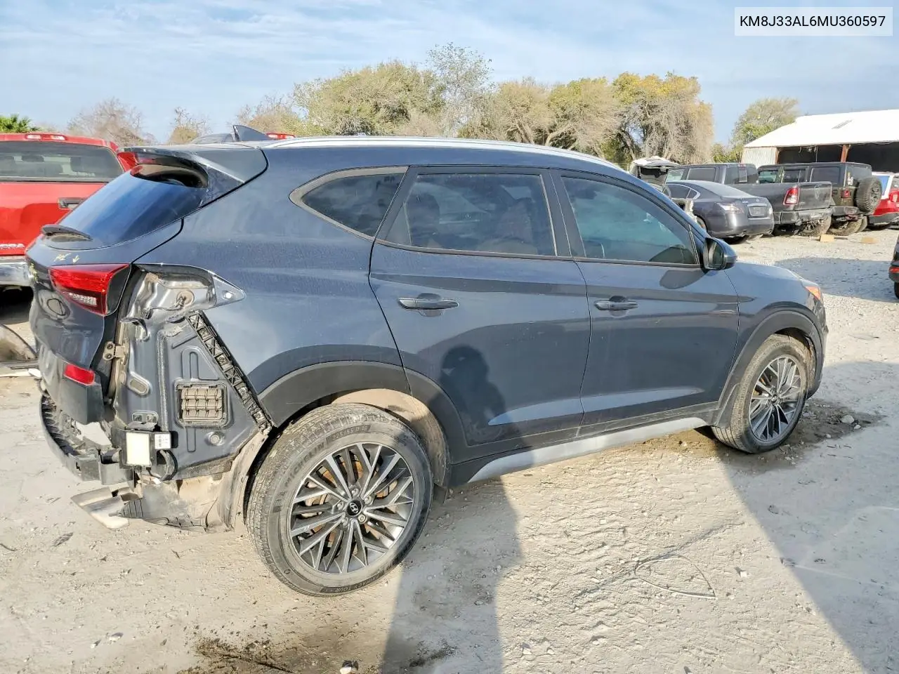 KM8J33AL6MU360597 2021 Hyundai Tucson Limited
