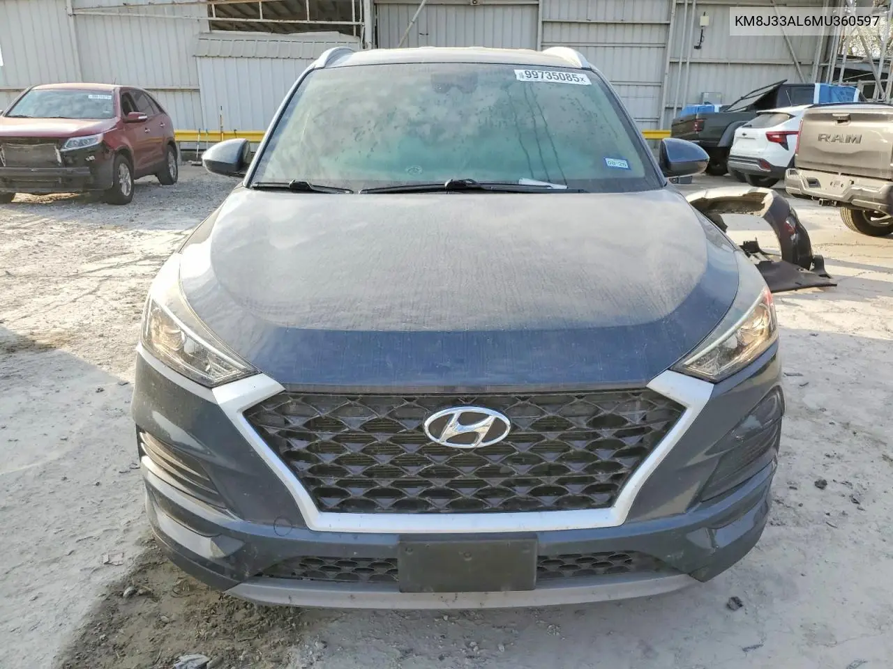 KM8J33AL6MU360597 2021 Hyundai Tucson Limited