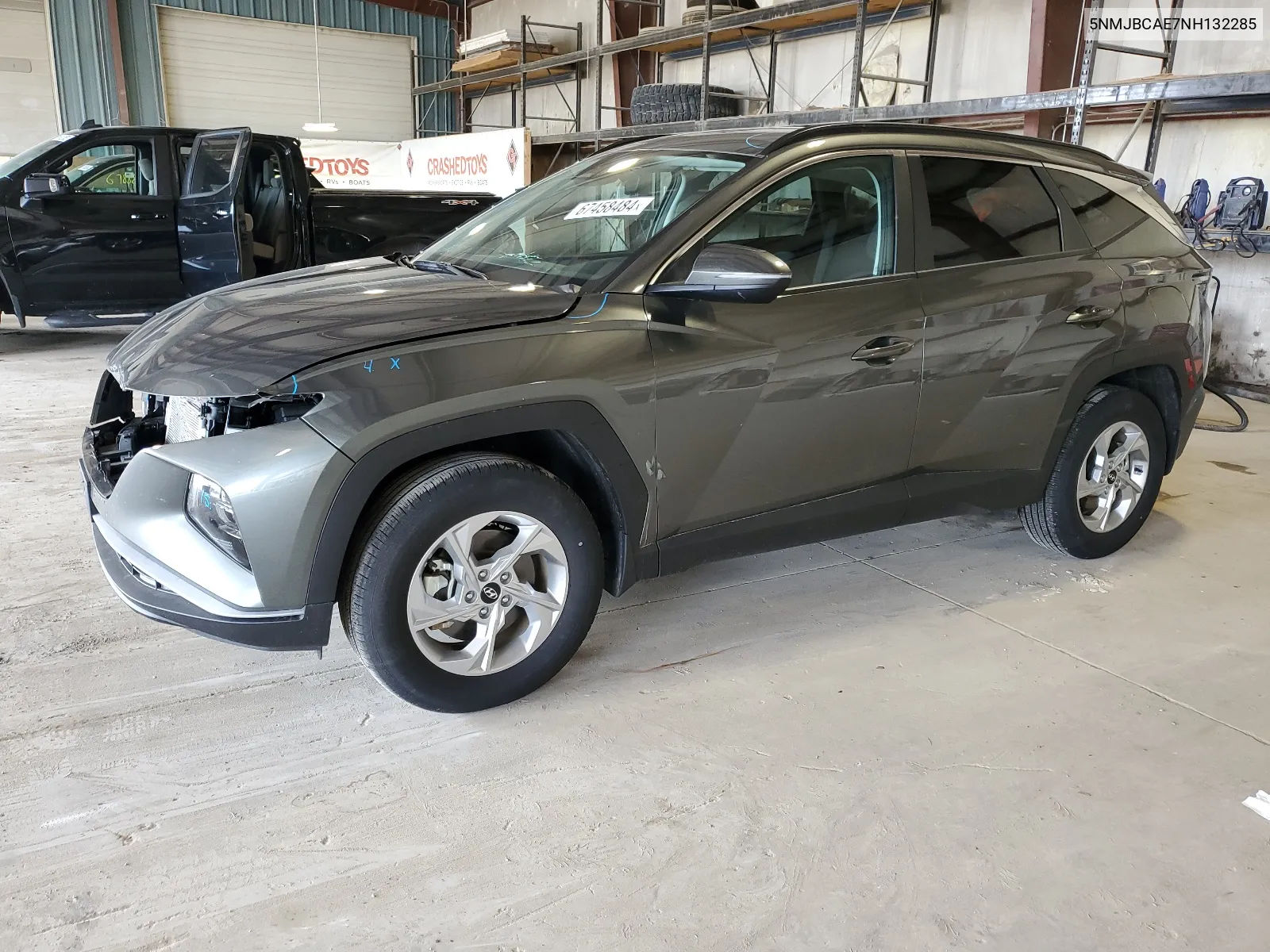 2022 Hyundai Tucson Sel VIN: 5NMJBCAE7NH132285 Lot: 67458484