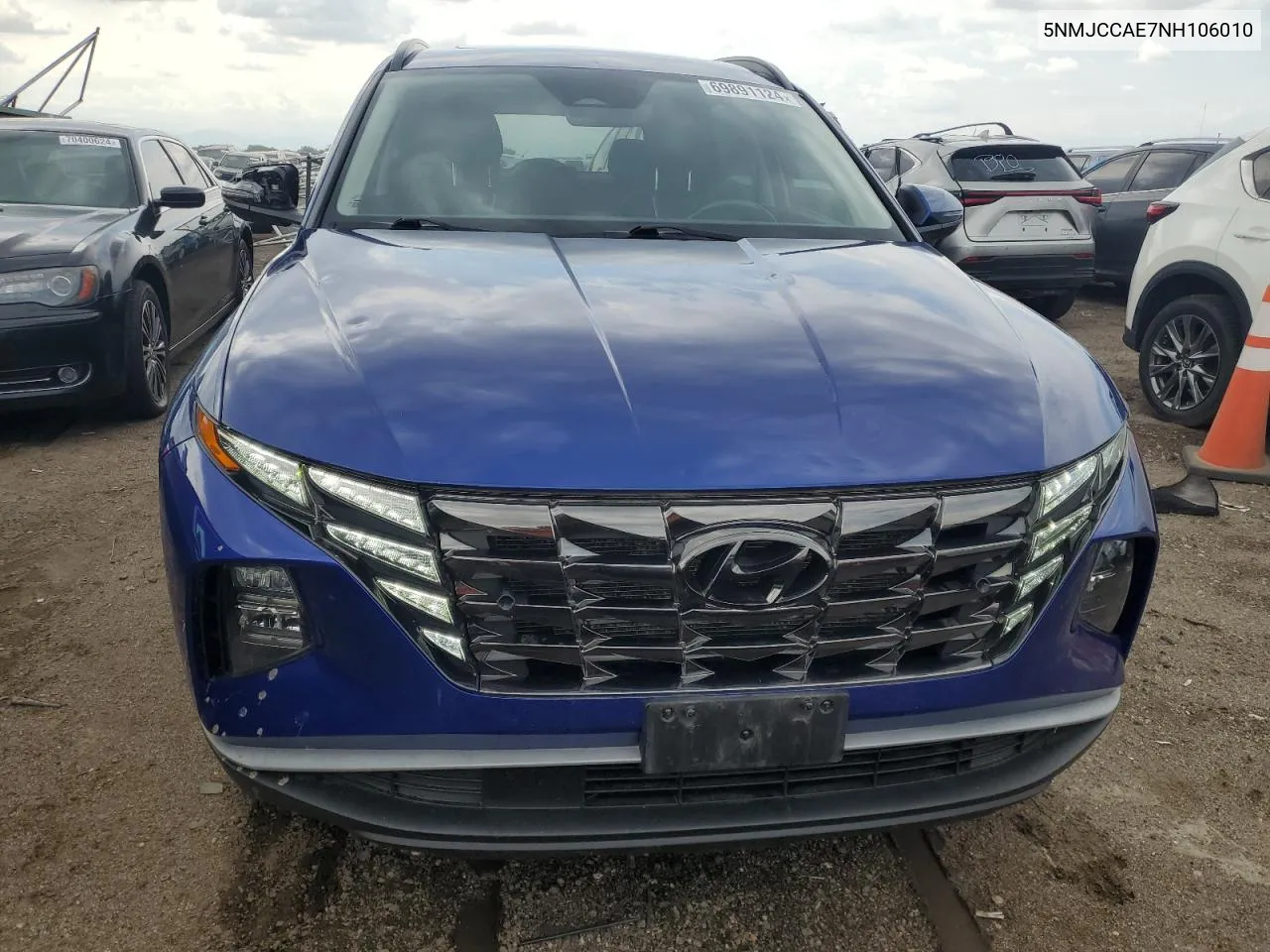 5NMJCCAE7NH106010 2022 Hyundai Tucson Sel