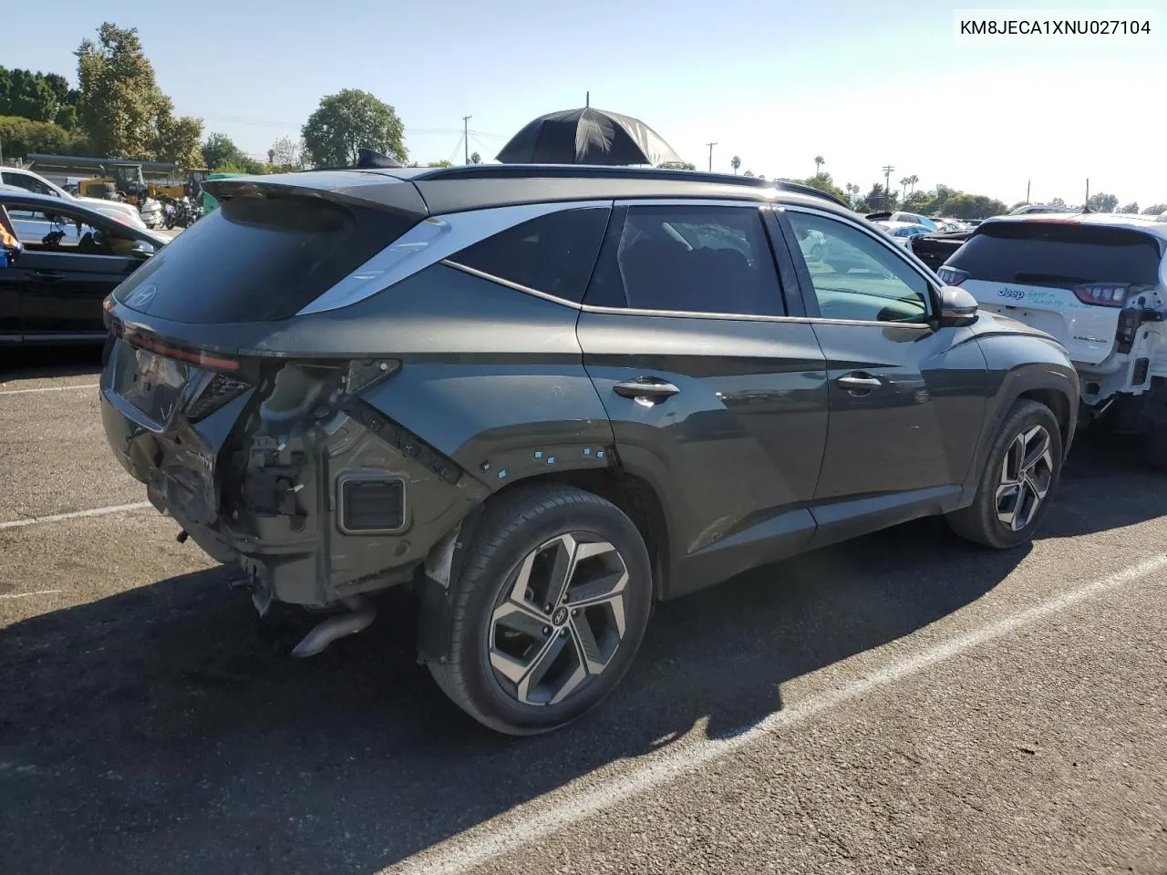 2022 Hyundai Tucson Limited VIN: KM8JECA1XNU027104 Lot: 69986634