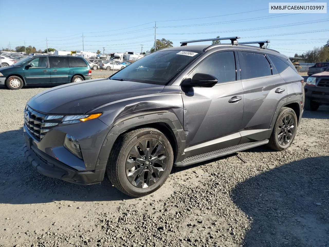 KM8JFCAE6NU103997 2022 Hyundai Tucson N Line