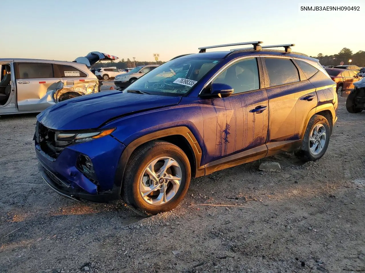 5NMJB3AE9NH090492 2022 Hyundai Tucson Sel