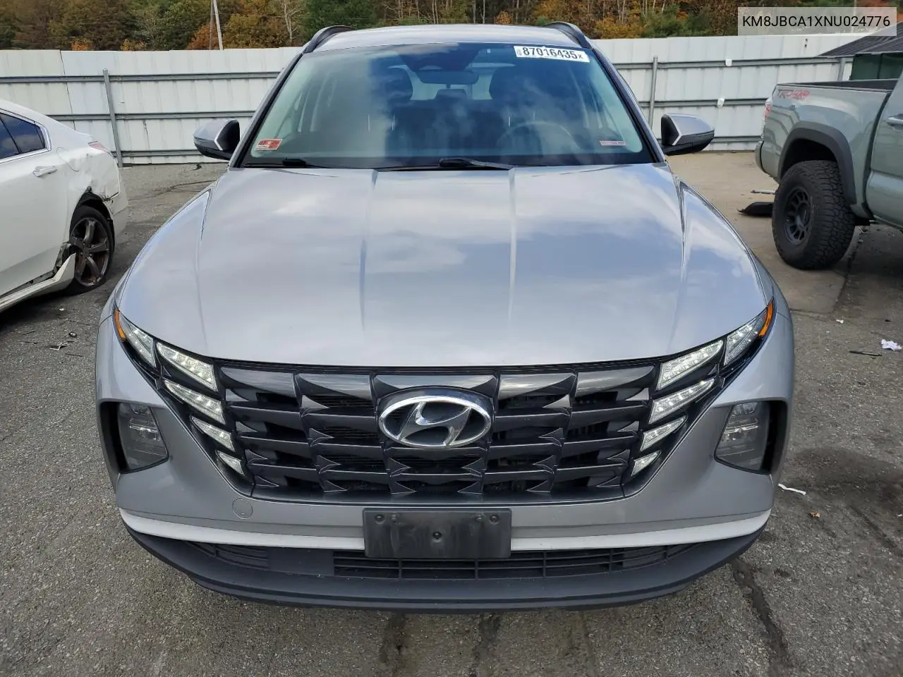 KM8JBCA1XNU024776 2022 Hyundai Tucson Blue