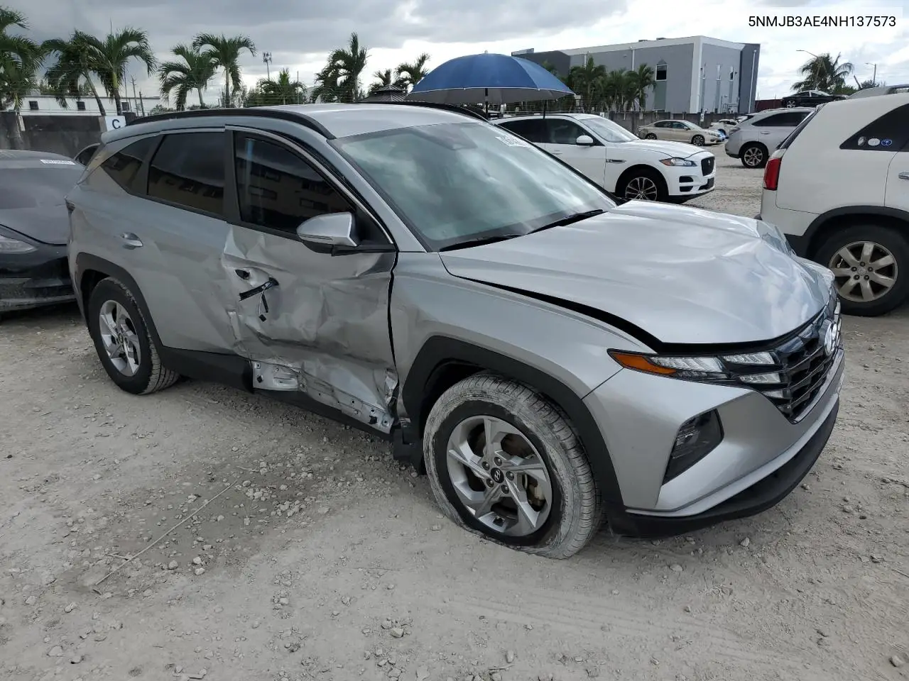 5NMJB3AE4NH137573 2022 Hyundai Tucson Sel