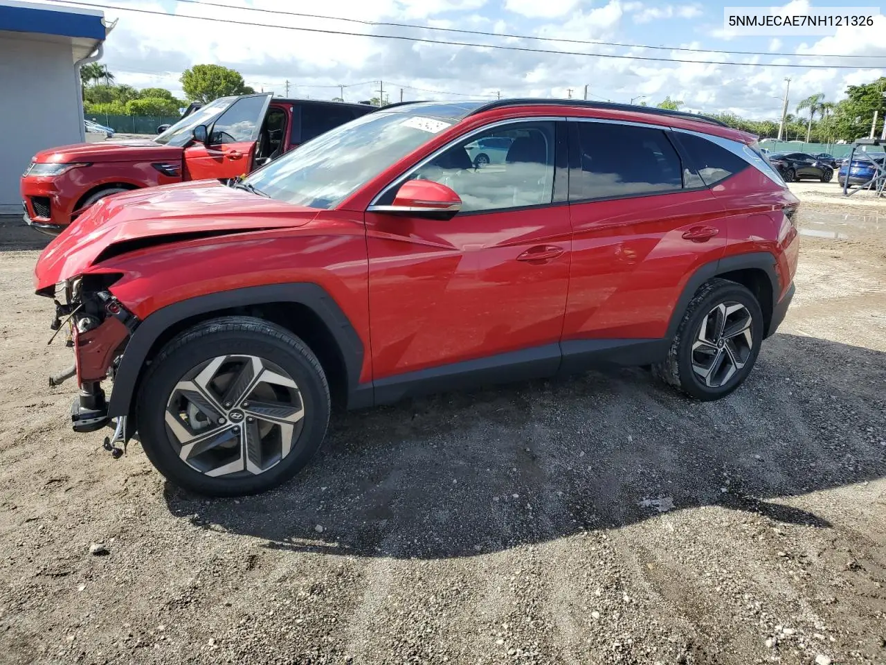 5NMJECAE7NH121326 2022 Hyundai Tucson Limited