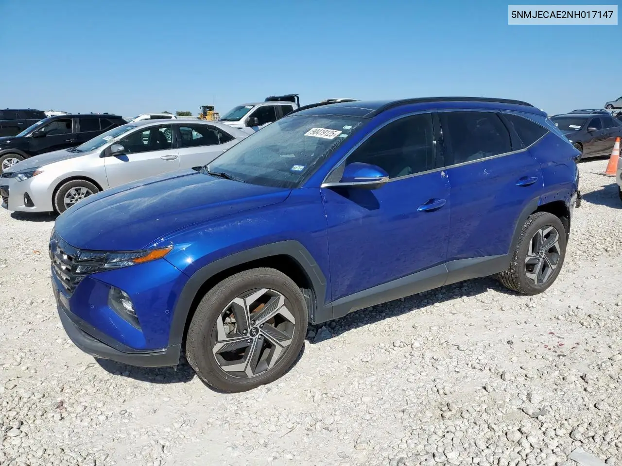 5NMJECAE2NH017147 2022 Hyundai Tucson Limited