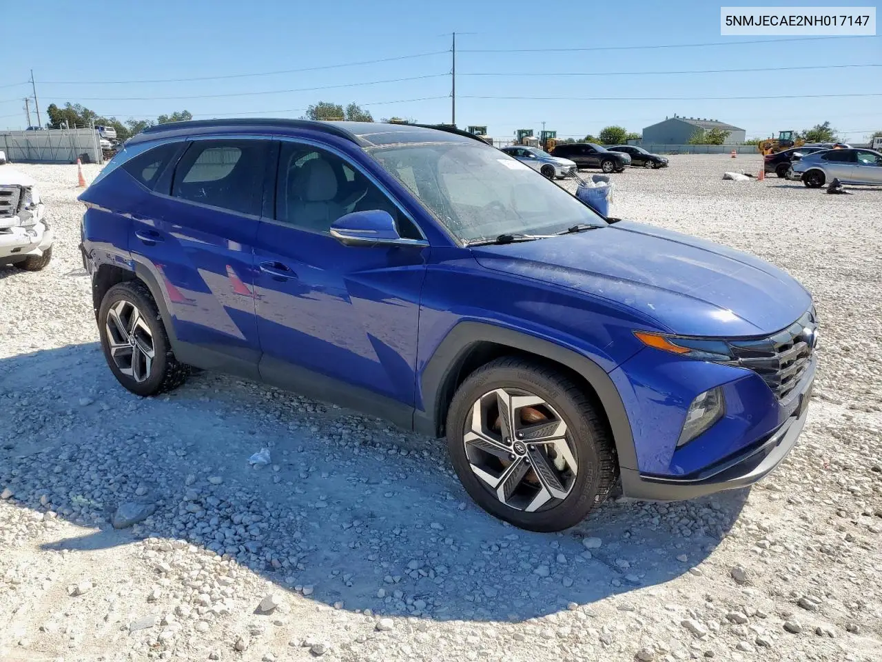 5NMJECAE2NH017147 2022 Hyundai Tucson Limited