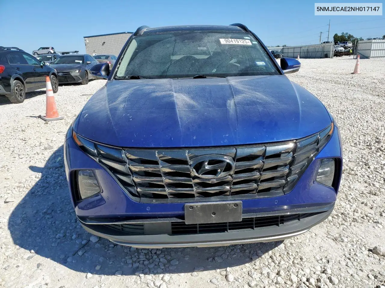 5NMJECAE2NH017147 2022 Hyundai Tucson Limited