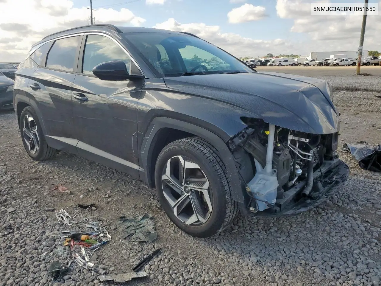 5NMJC3AE8NH051650 2022 Hyundai Tucson Sel