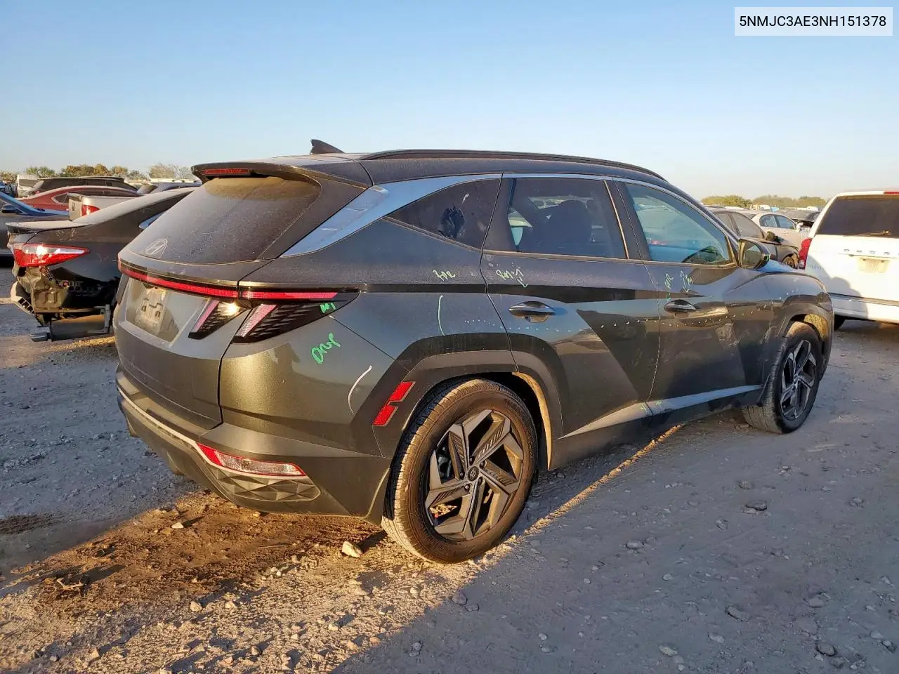 5NMJC3AE3NH151378 2022 Hyundai Tucson Sel