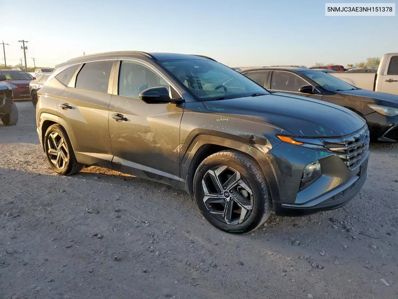 5NMJC3AE3NH151378 2022 Hyundai Tucson Sel