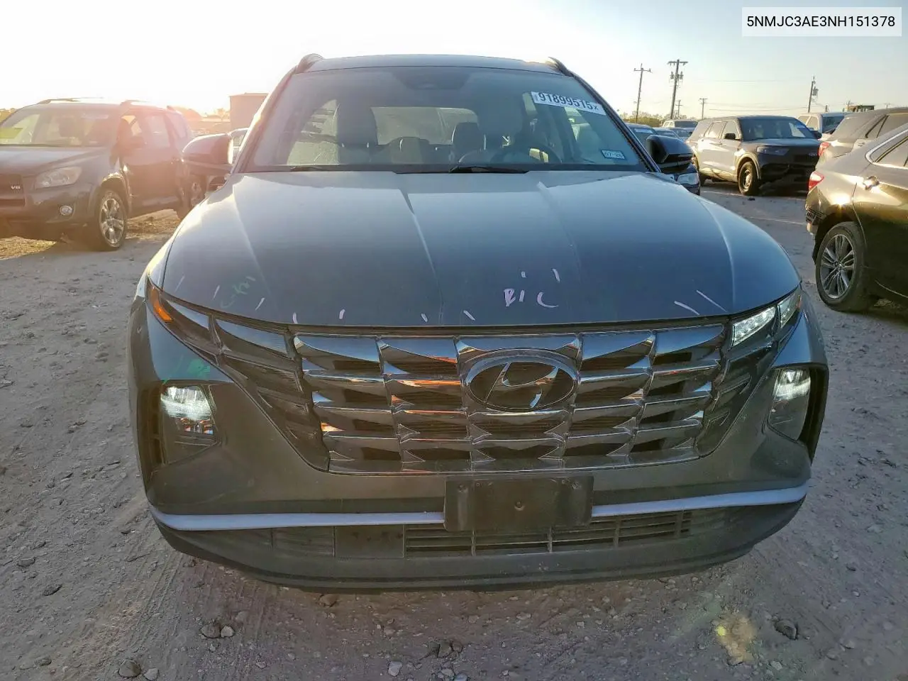 5NMJC3AE3NH151378 2022 Hyundai Tucson Sel
