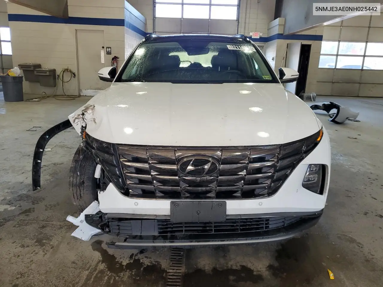5NMJE3AE0NH025442 2022 Hyundai Tucson Limited