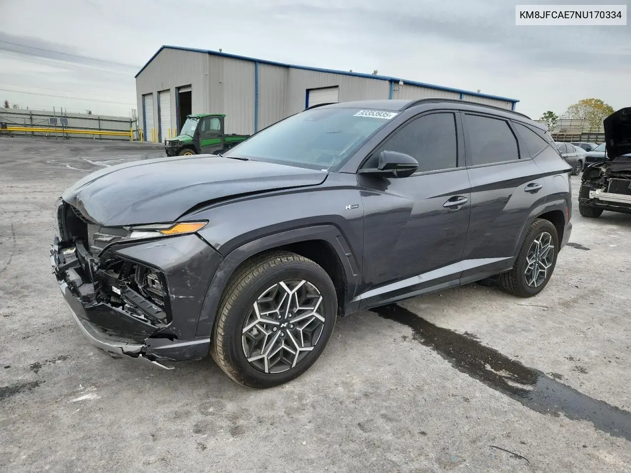 KM8JFCAE7NU170334 2022 Hyundai Tucson N Line