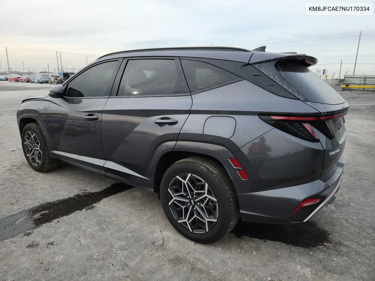 KM8JFCAE7NU170334 2022 Hyundai Tucson N Line