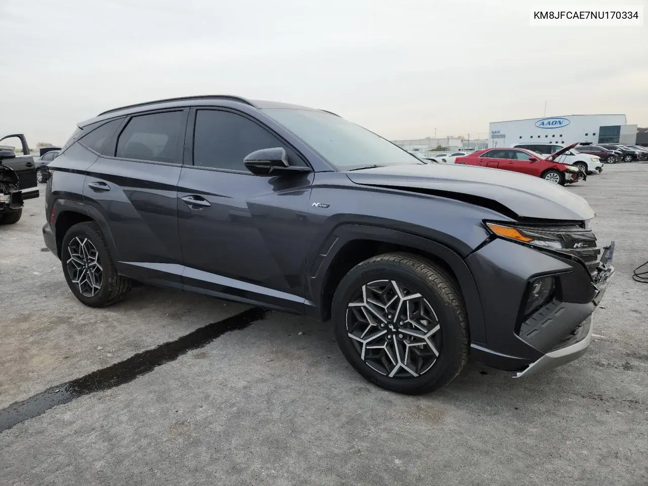 KM8JFCAE7NU170334 2022 Hyundai Tucson N Line
