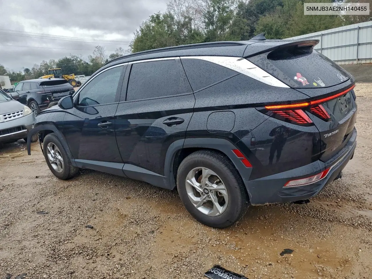 5NMJB3AE2NH140455 2022 Hyundai Tucson Sel