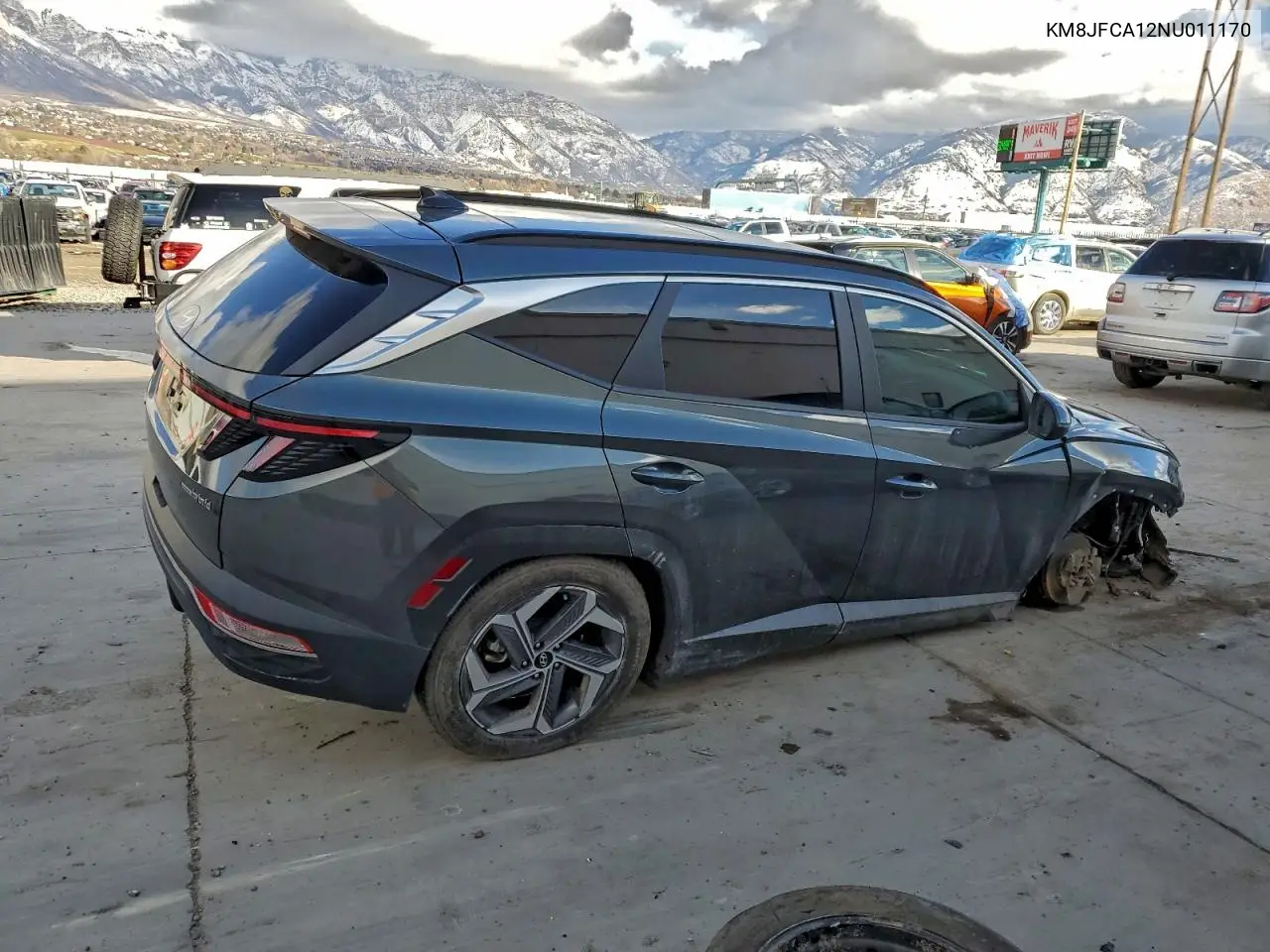 KM8JFCA12NU011170 2022 Hyundai Tucson Sel Convenience