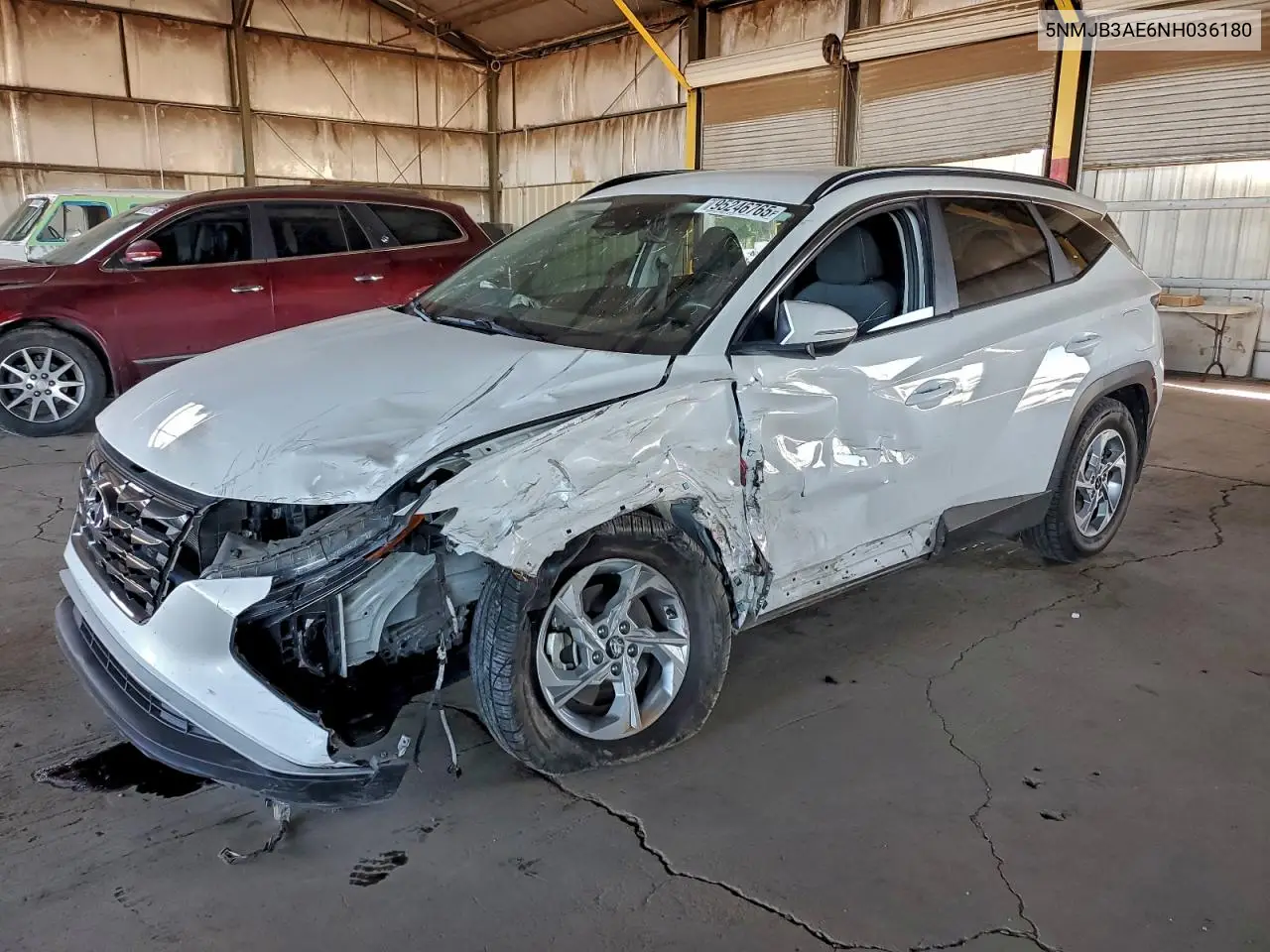 5NMJB3AE6NH036180 2022 Hyundai Tucson Sel