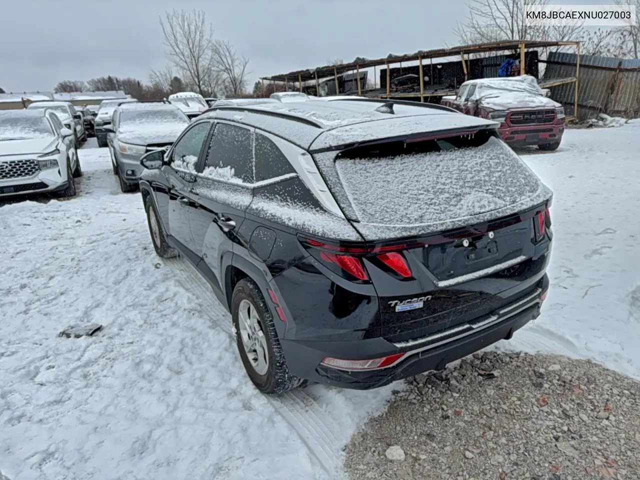 KM8JBCAEXNU027003 2022 Hyundai Tucson Sel