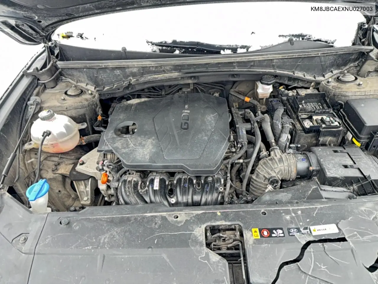 KM8JBCAEXNU027003 2022 Hyundai Tucson Sel