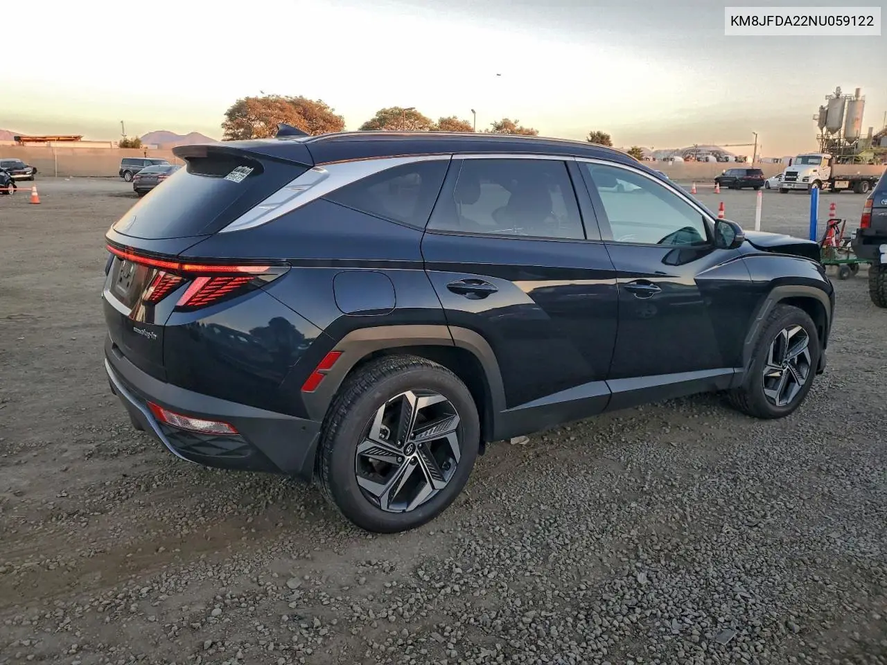 KM8JFDA22NU059122 2022 Hyundai Tucson Limited
