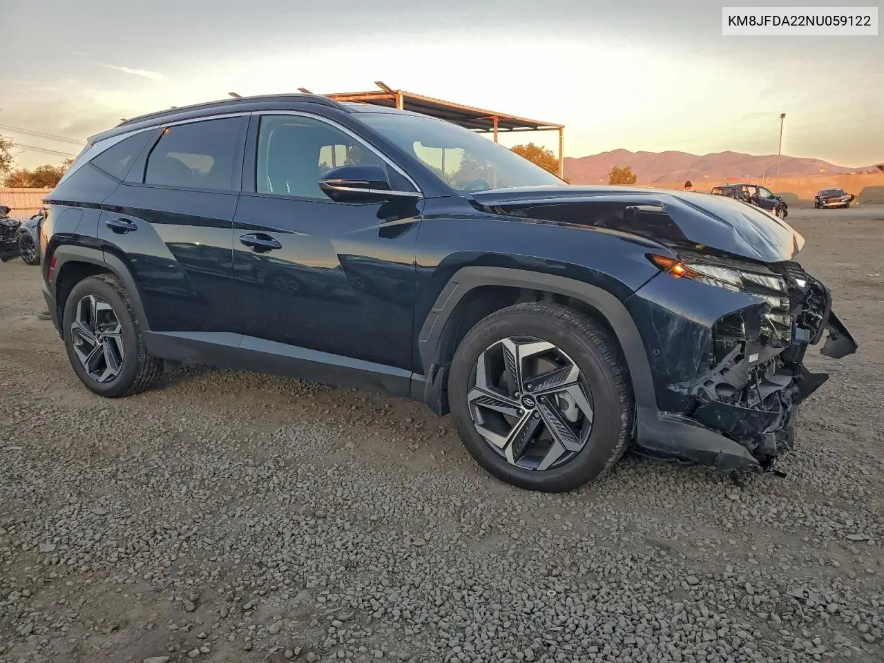KM8JFDA22NU059122 2022 Hyundai Tucson Limited