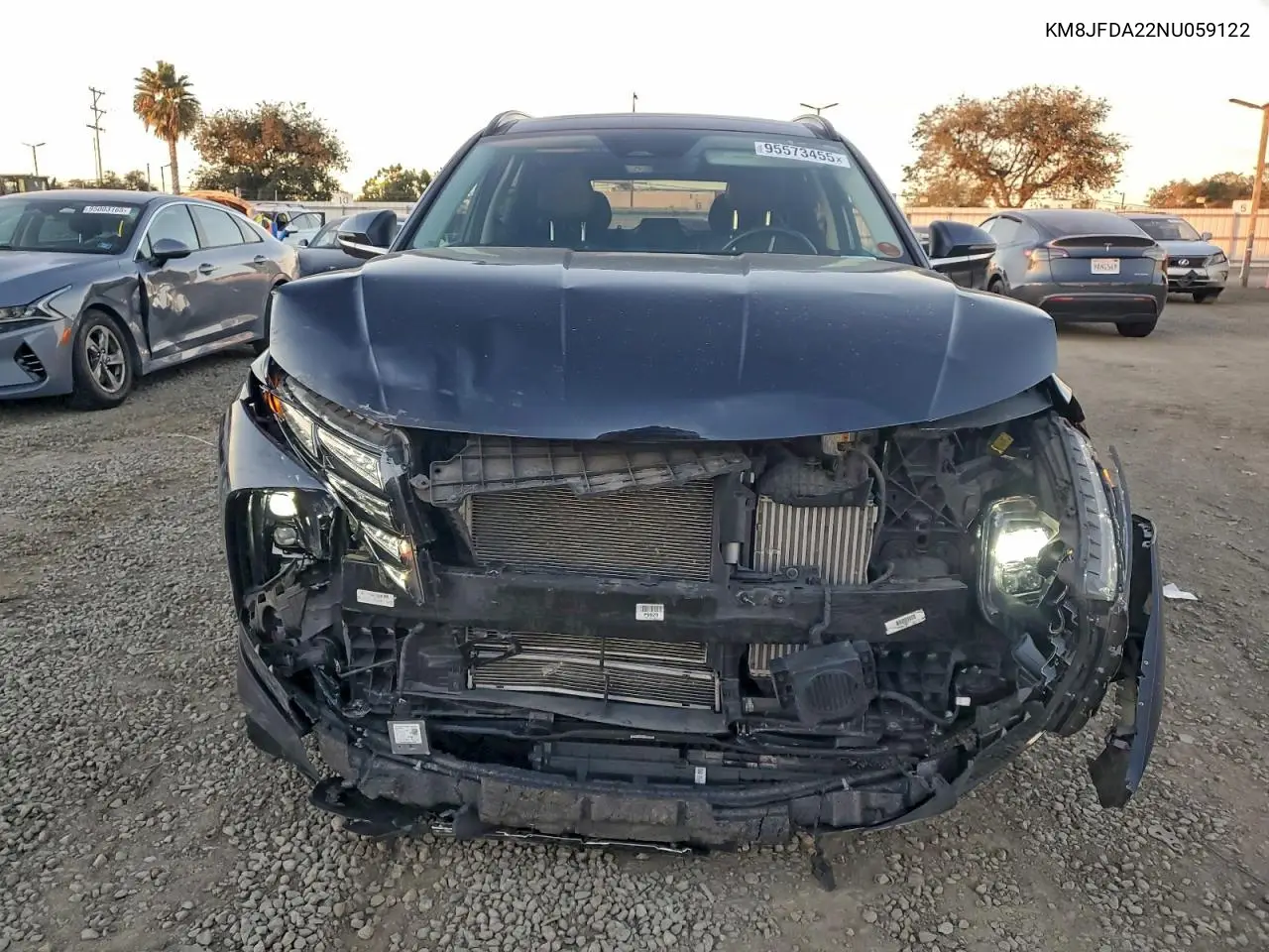 KM8JFDA22NU059122 2022 Hyundai Tucson Limited