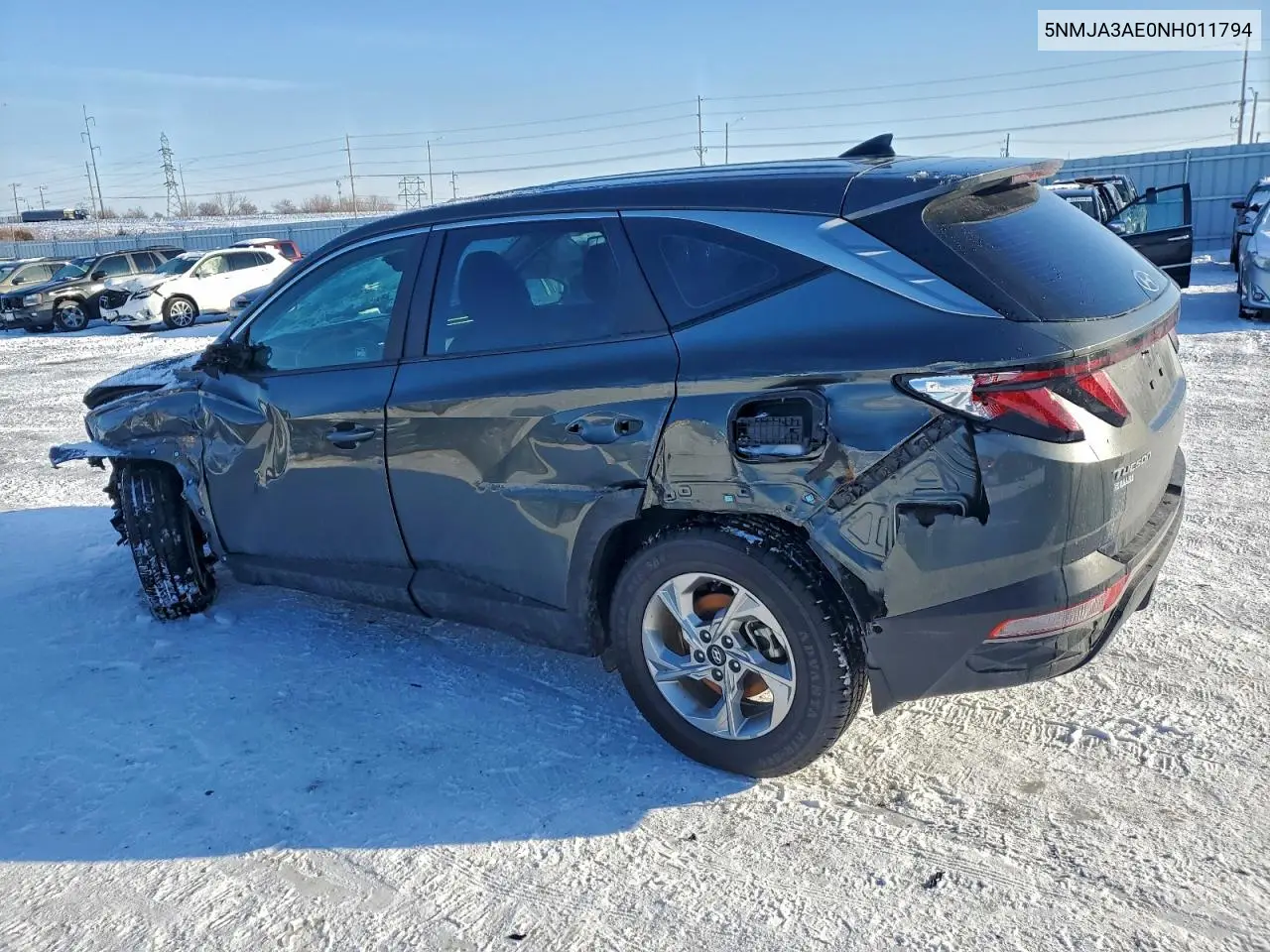 5NMJA3AE0NH011794 2022 Hyundai Tucson Se