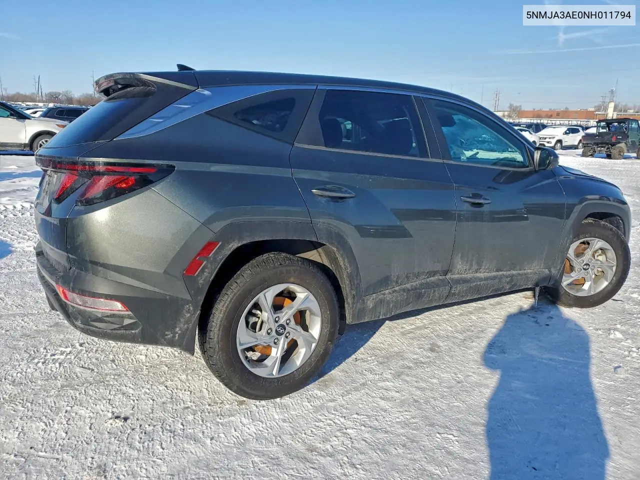 5NMJA3AE0NH011794 2022 Hyundai Tucson Se