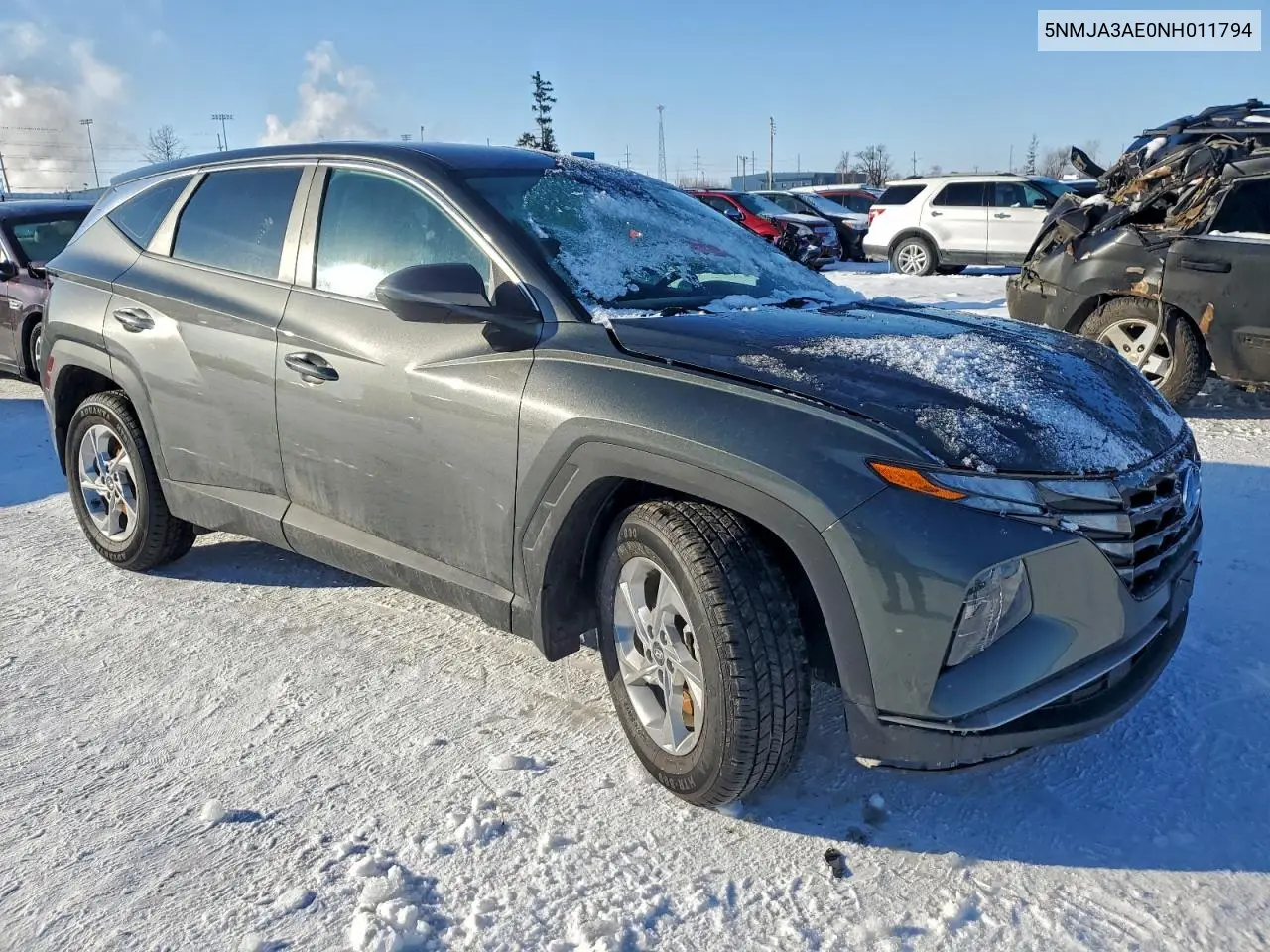 5NMJA3AE0NH011794 2022 Hyundai Tucson Se