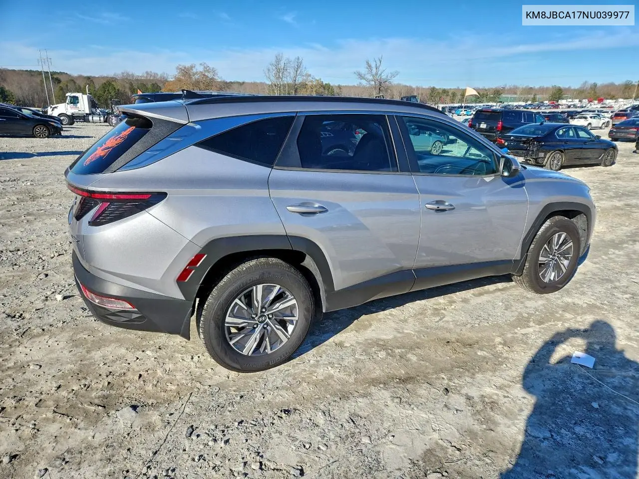 KM8JBCA17NU039977 2022 Hyundai Tucson Blue