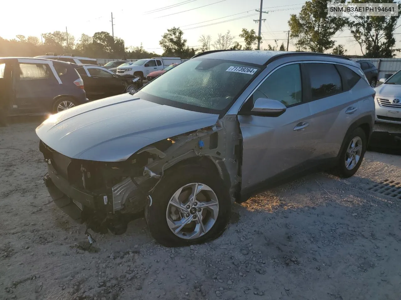 2023 Hyundai Tucson Sel VIN: 5NMJB3AE1PH194641 Lot: 71739264