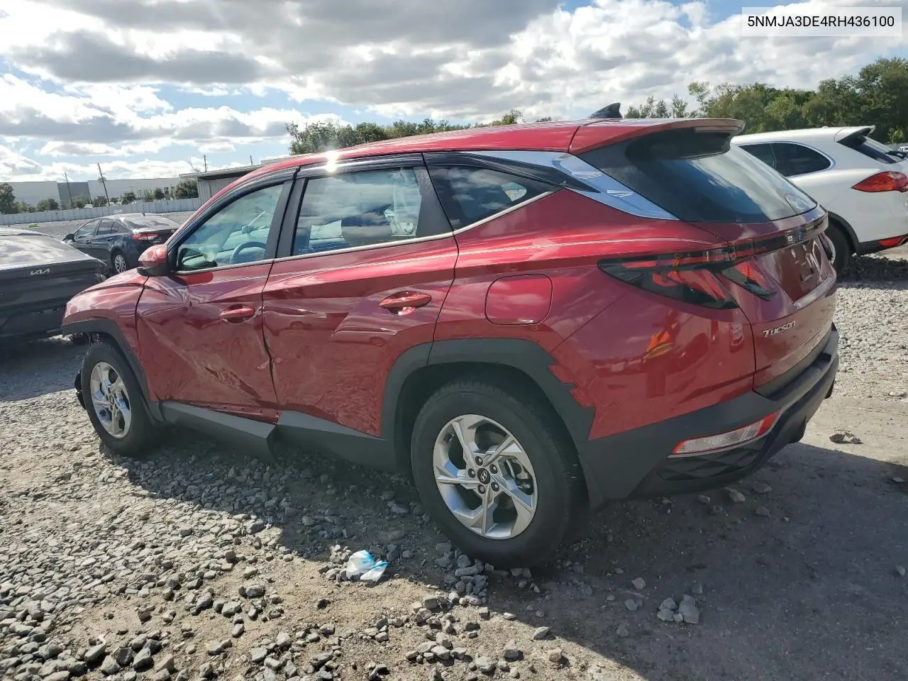 5NMJA3DE4RH436100 2024 Hyundai Tucson Se