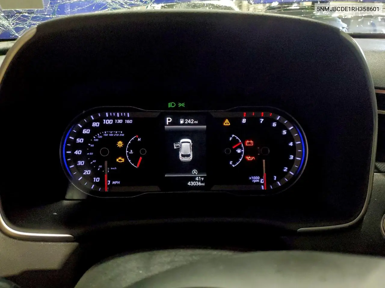 5NMJBCDE1RH358601 2024 Hyundai Tucson Sel