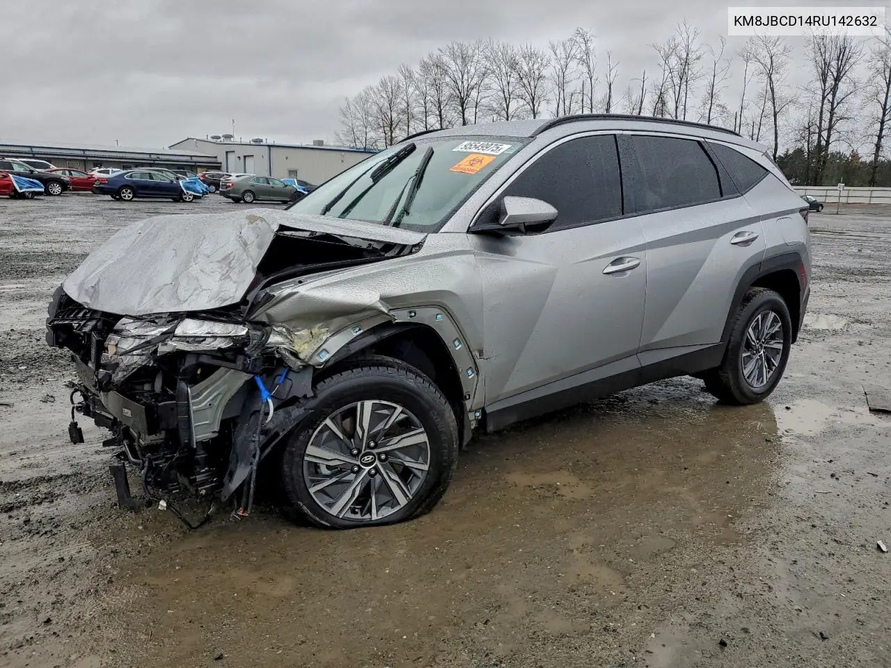 KM8JBCD14RU142632 2024 Hyundai Tucson Blue