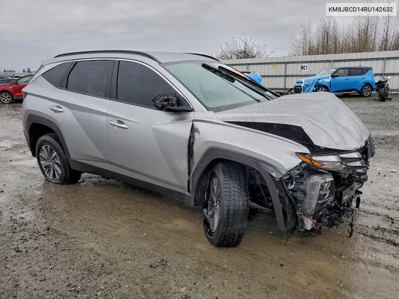 KM8JBCD14RU142632 2024 Hyundai Tucson Blue