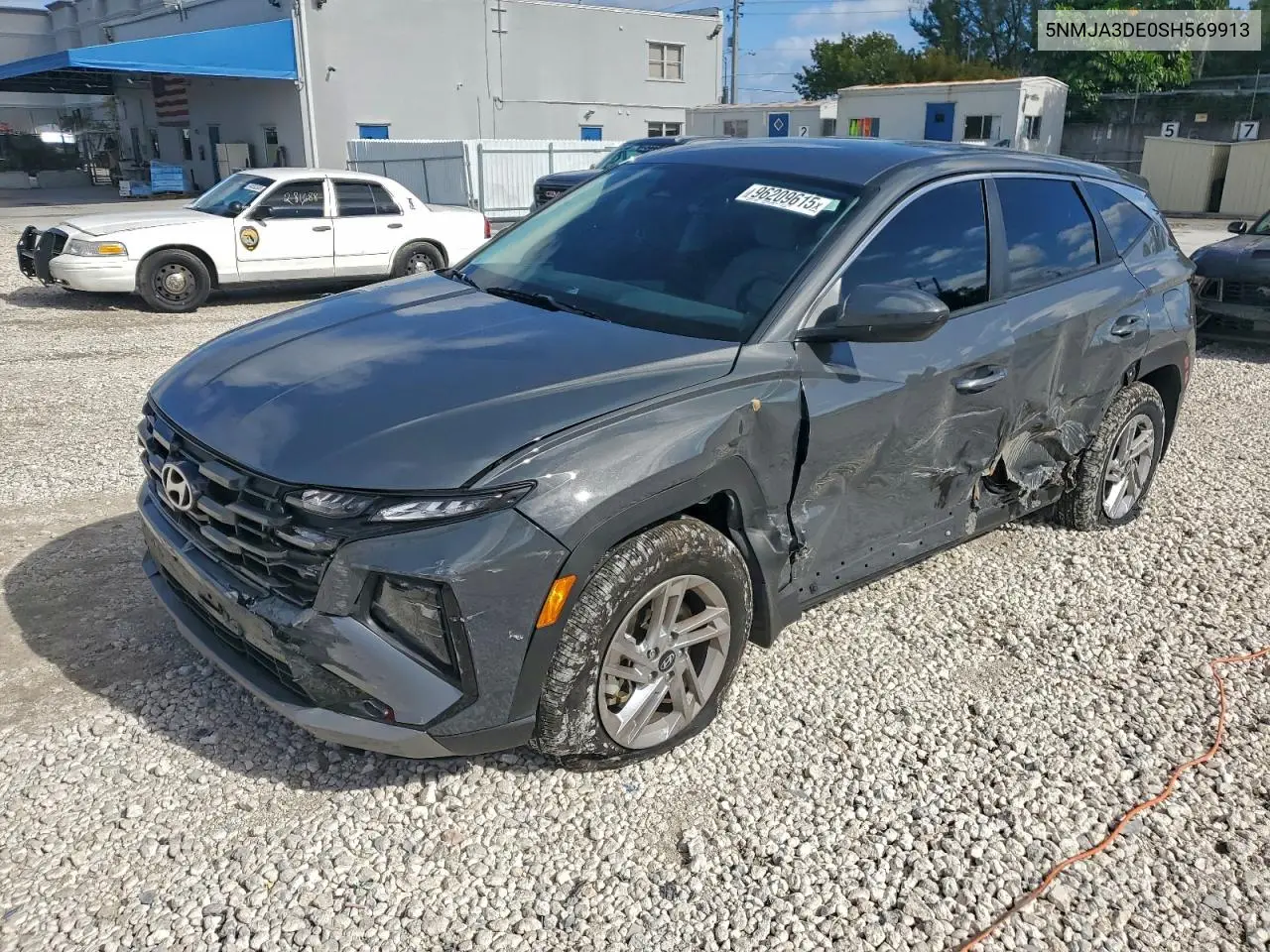 5NMJA3DE0SH569913 2025 Hyundai Tucson Se