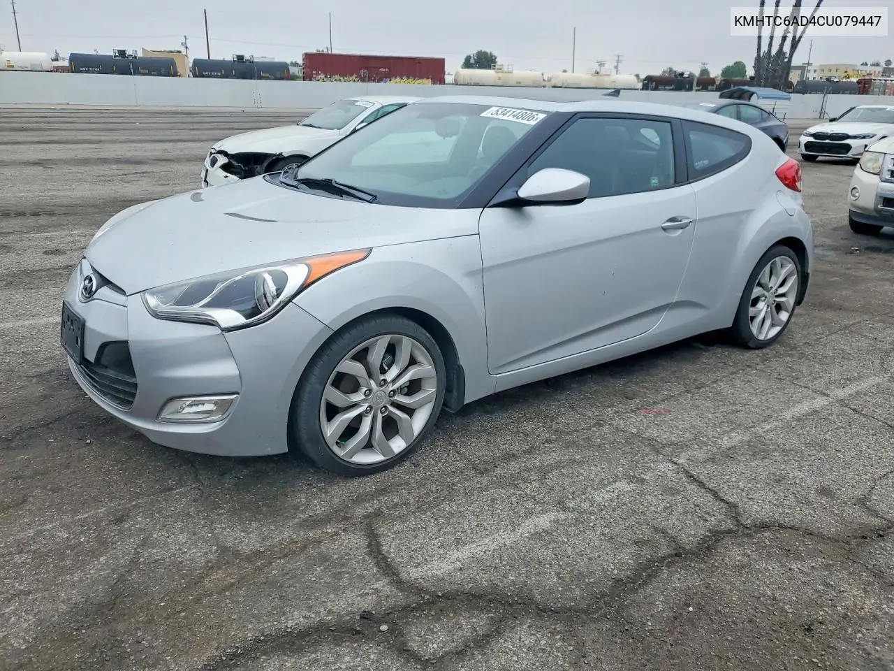 KMHTC6AD4CU079447 2012 Hyundai Veloster Base