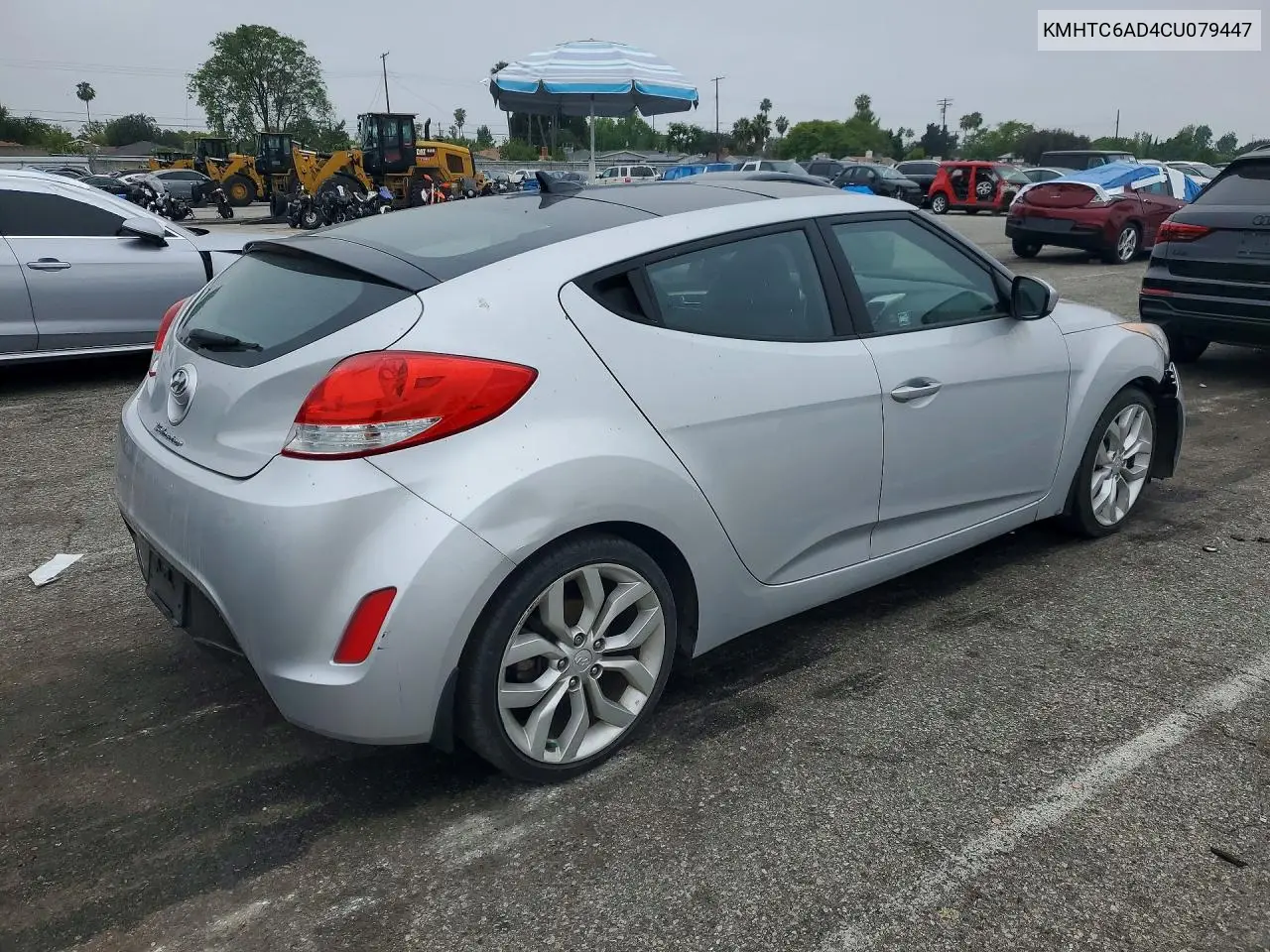 KMHTC6AD4CU079447 2012 Hyundai Veloster Base