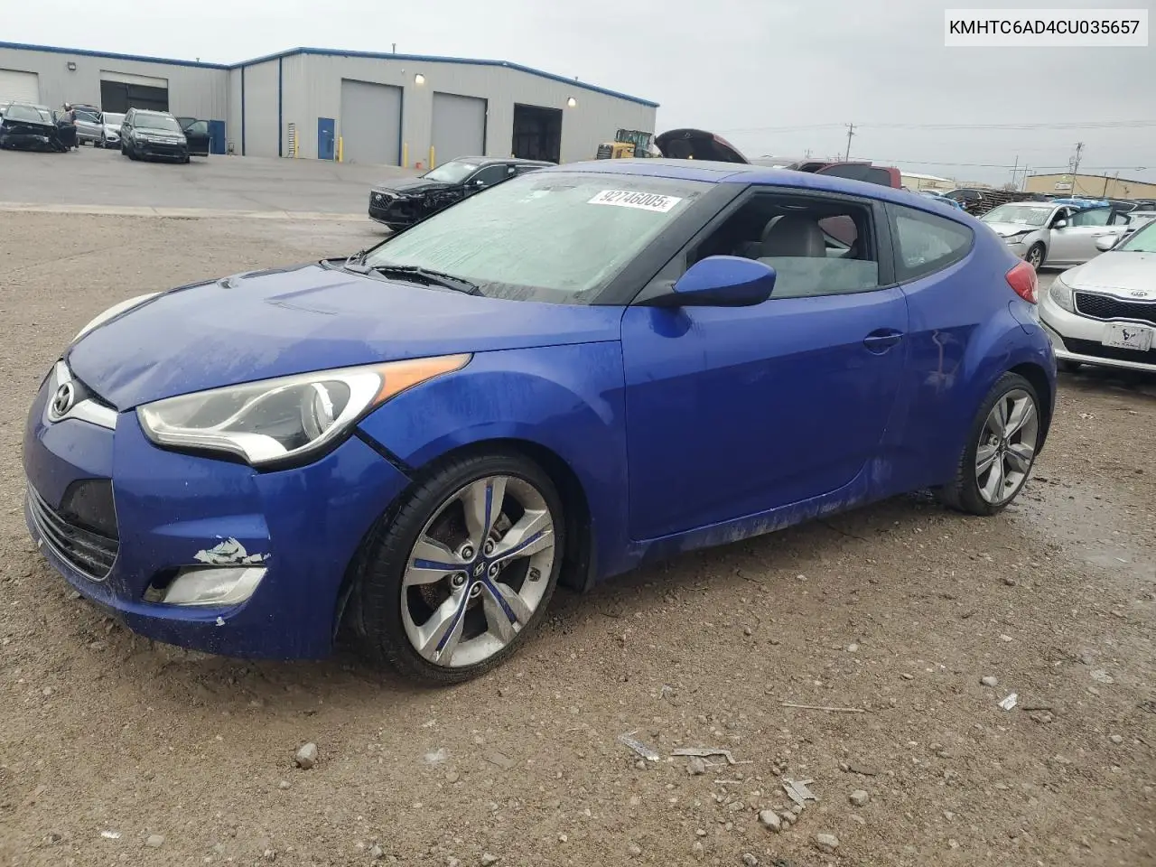 KMHTC6AD4CU035657 2012 Hyundai Veloster