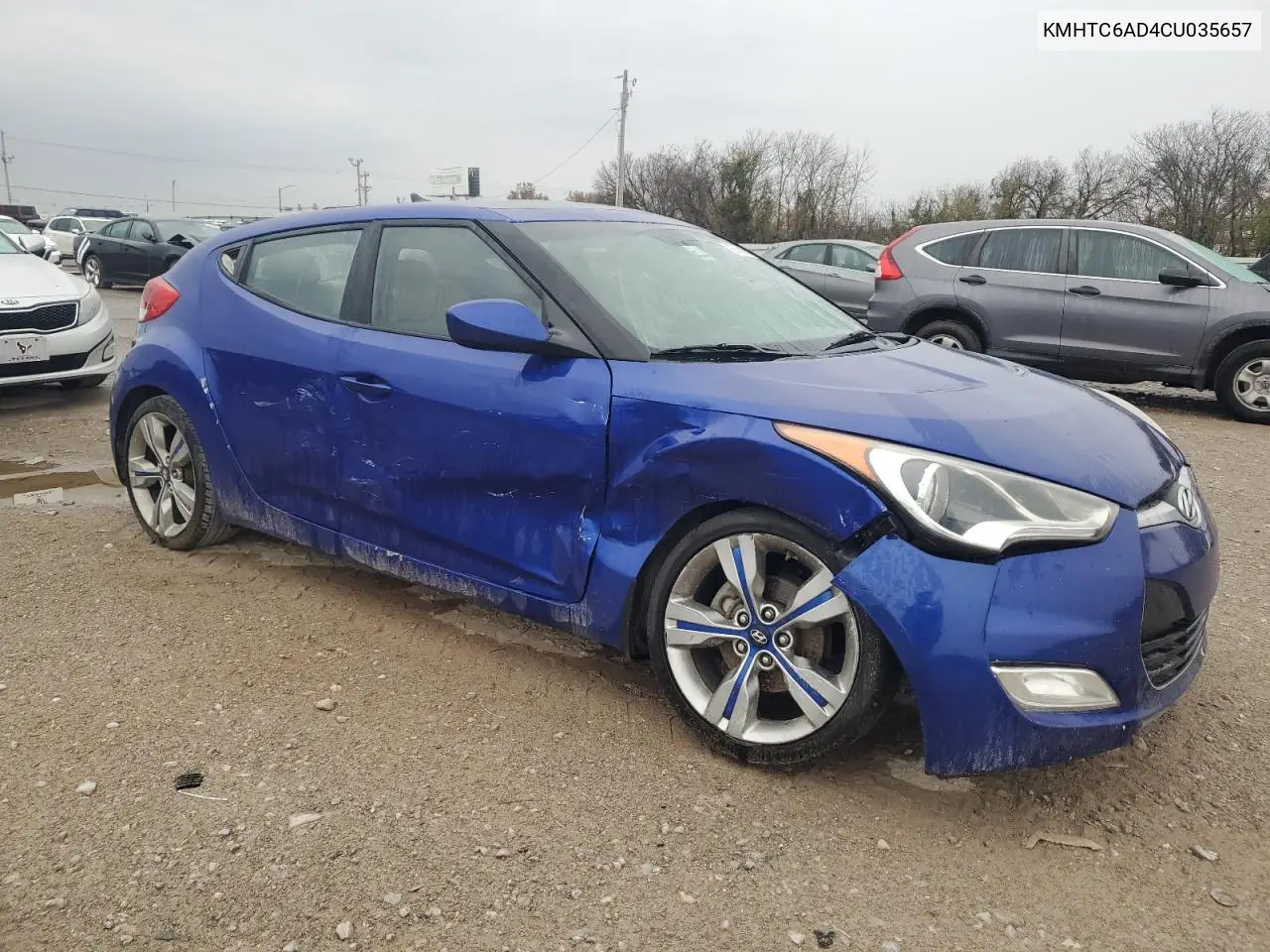 KMHTC6AD4CU035657 2012 Hyundai Veloster
